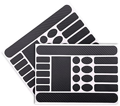 Feliciay 2 pcs protección para Marco de Bicicleta, puntales de la Cadena, Pegatinas de la protección, Tiras Adhesivas de Calidad para protección contra daños de Pintura para Descenso, MTB, Bicicleta