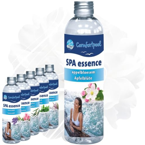 Huile de Bain Comfortpool Spa Essence | Huile parfumée de Luxe pour Spa ou Jacuzzi | Différents parfums | Arôme | (Fleur de Pommier)