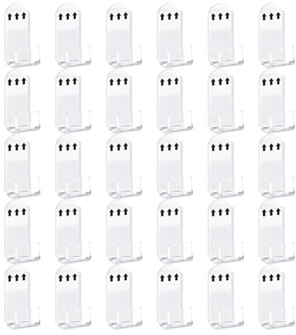 Étagère Murale Flottante en Acrylique pour Disque Vinyle - 30 Porte-Album Autocollant Transparent - Support Mural pour Vinyles