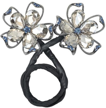 Fonowx Haarknoten Roller, Haargummis Damen Dutt, Französisches Frisur Dutt Clip, Fashion Hair Ties, Hair Fork, Französischer Haarknoten Donut, Geschickt Haarknoten Maker für Mädchen Frauen, Klar