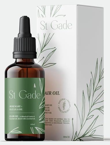 Hair Oil Blend for Hair Growth – 100% Natural blend with Batana, Castor, Rosemary & Coconut Oil | Veganic Thickening Conditioner Mask & Hair Loss Scalp Treatment Serum | Beard & Hair | For Men & Women