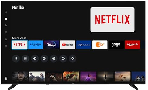 JVC Fernseher 65 Zoll Smart TV powered by TiVo (4K UHD, HDR Dolby Vision, Dolby Atmos, Triple-Tuner, 6 Monate HD+ inkl.) LT-65VU3455