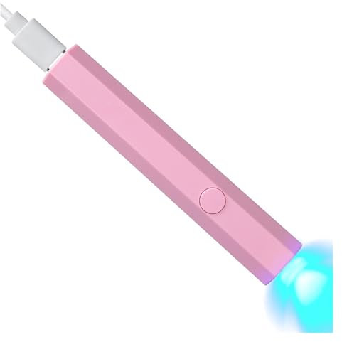 Lampada In Resina UV, Mini essiccatori for unghie LED UV 3W Lampada portatile for asciugatura rapida delle unghie Mini torcia elettrica ricaricabile USB for strumenti for saloni di polimerizzazione de