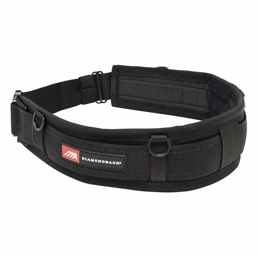 Diamondback 10,2 cm gepolsterter Werkzeuggürtel für Damen und Herren – idealer Framer Tischler Eisenarbeiter – vielseitiger gepolsterter Arbeitsgürtel für Werkzeugtaschen & Holster – nur