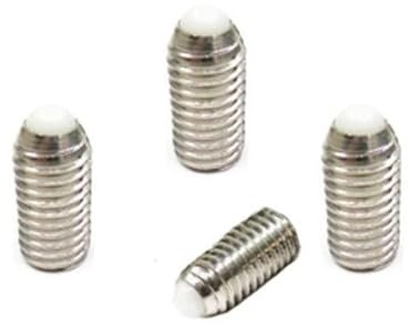 20Pcs M3 M4 M5 M6 M8 Stainless Steel Wave Bead Screws Nylon Plastic Ball Head Spring Plunger Positioning Beads Bolt (Size : M6X25)