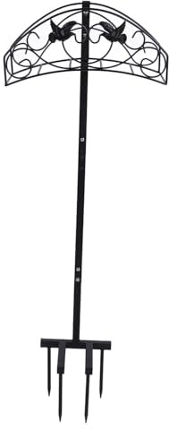 Yusat Soporte para Manguera de Jardín Soporte para Manguera de Agua Desmontable Colgador Soporte de Almacenamiento de Manguera Independiente de Alta Resistencia para Patio Exterior