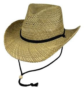 Black Jungle Delano stråhatt natur sommarhatt halmhattar Havanna hatt unisex Bogart fedorahatt, natur, S-M