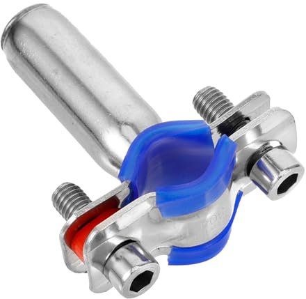 KITANDOVE Adjustable Hose Clamps Wall Mount Support Bracket Stainless Steel Clamp for Tubular Frames