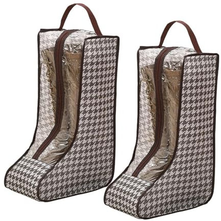 JOYOLA 2 Stück Stiefeltasche, Stiefel Aufbewahrungstasche, Wasserfeste Staubdicht Schuhbeutel, Schuhbeutel Reise, Tragbare Stiefeltasche, Reitstiefeltasche mit Griff für Zuhause und Reisen