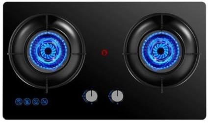 Cuisinière À Gaz Portable, Cuisinière De Comptoir De Cuisine 5,2 KW, Cuisinière À Conversion Gaz/gaz LP, Avec Protection Contre Les Flammes, For La Maison, Le Camping(NG)