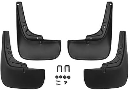 YIBAJIO 4 PCS Parafanghi Auto per Fiat Ducato 2012-2014 Paraspruzzi Parafango Protettiva Protezione Antispruzzo Guardie Fango