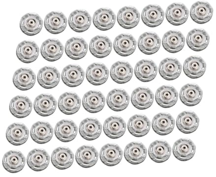 Veemoon 50pcs Invisible Hidden Button Plastic Snaps for Clothing Easy Fastening Buttons Sewing for Dresses Coat Replacement