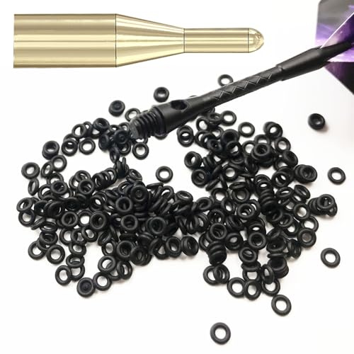 O-Ringe für Dart-Schäfte, 100 Stück, Gummi, kompatibel mit Aluminiumstäben, rutschfestes Set, mit Dichtungsring für Dartschäfte, tragbares Zubehör