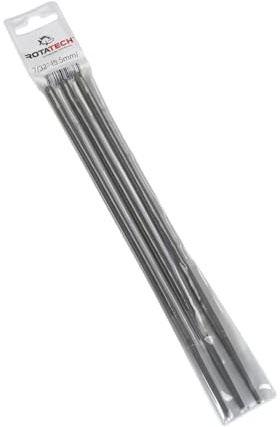 Rotatech Lot de 3 limes de tronçonneuse de 5,5 mm pour aiguiser les chaînes de tronçonneuse 3/8 ou .404.