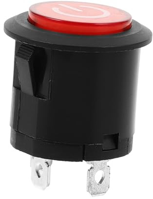 KICHOUSE Electric Ride-on Toy Start Button Switch for Kids, Safety On-off Press Replacement Button for Children’s Electric Motorcycles and Ride-on Cars