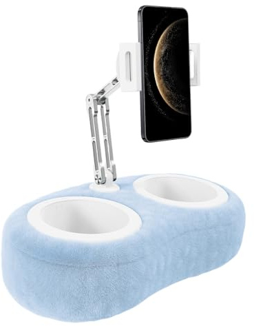 Tablet Pillow Holder, Mobile Phone Mount, Desk Stand, Rotatable Tablet Holder, Bed Couch Sofa, Anti-Slip Smartphone Cradle, Adjustable Device Stand, Portable Gadget Support, Hands-Free Viewing