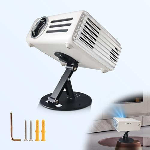 Eroshoo Support de Videoprojecteur Projecteur Mural Multifonctionnel, Pied Videoprojecteur De 1/4 pour Salle De Jeux/Bureau/Lit, Rotatif à 180°,Support De Projecteur D'ExtéRieur Pliable