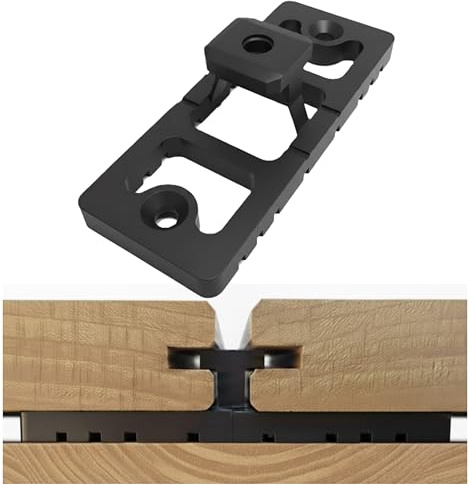 100 Stk. Kombi Abstandhalter Terrassendielen und verdeckte Befestigung/WPC Clips 5 mm/Terrassenklammer mit Fugenbreite 5 mm und abstand zu UK