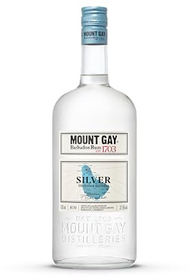 Mount Gay Silver 37.5% ABV, Barbados Rum 70cl