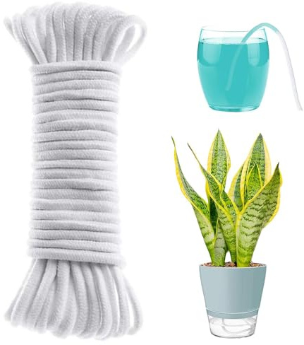 LACHT 9M Cordon Arrosage Plante Vacances, Arrosage Goutte À Goutte, Hydroponie, Cordon De Mèche, Système D'Arrosage Automatique, Pour Plantes D'Intérieur, Jardinage, Vacances