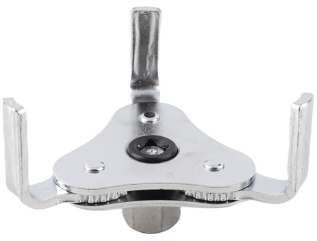 Cloimei Herramienta universal de llave de filtro de aceite, resistente, ajustable, de 3 mandíbulas, herramienta de extracción de llave de filtro de aceite para coche, camión, SUV, reparación de