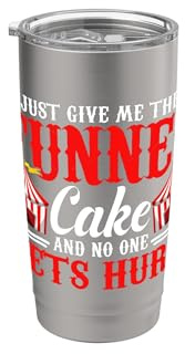 Funnel Cake Festival Carnival Country Give Me Funnel Cake Stainless Steel Insulated Tumbler