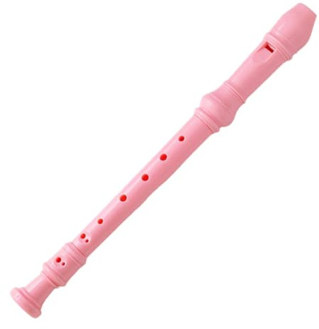Blockflöjt Blockflöjt 8hål Vuxen Nybörjare Öva Instrument Med Hög Tonhöjd(Pink)