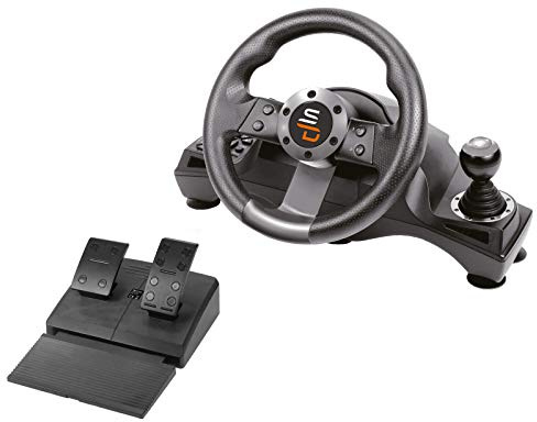 Subsonic Superdrive - Racing steering wheel Drive Pro GS700with gear lever, pedals and vibrations for PS4 - Xbox One - PC and PS3