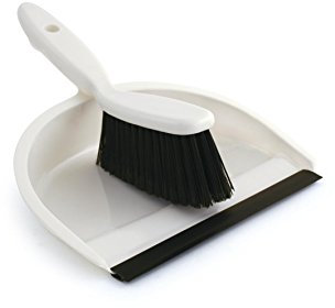 Bentley – Industrial p8006/BW valor recogedor y cepillo Set, Negro/Blanco