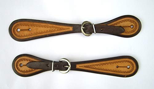 EE Tack Sporenriemen US-Leder Two Tone