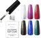 Makartt Glitzer Top Coat Glitzer Decklack Gel Nagellack, Kein Wisch-Nagelgel Decklack Nagelpolitur, Hochglanz-Gelcoat für Acrylnägel Soak Off Holographic Gel Top Shiny Finish Long Lasting