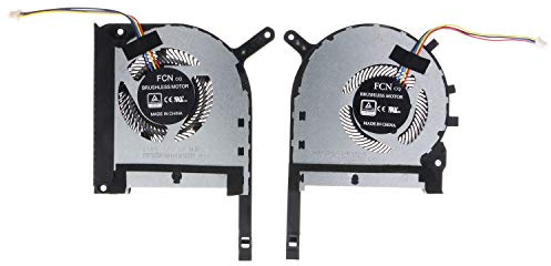 TRADOCK CPU- und GPU-Lüfter für Asus TUF Gaming FX705 FX705GE FX705GM FX705DT FM1U DFS5K12304363H, FM1V DFS5K12114262H