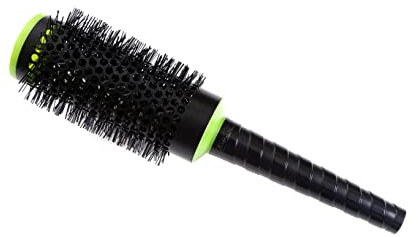 Jäneke - Thermische Rundbürste mit Spiraldurchmesser 65 mm für Welliges, Lockiges Haar - Unisex Erwachsene - Schwarz