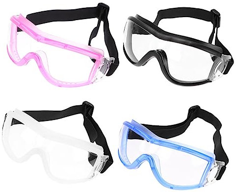 Toddmomy 4stücke Anti-fog Wind Und Staubschutzbrillen Für Erwachsene Und Mädchen Skibrillen Und Fahrradsportbrillen Schwarz
