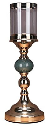 HEXEH Kerzenhalterhalter Neue chinesische keramische Keramik Kerze Halter Home Tisch Dekoration romantische Kerze leichte dinnerrequisiten Dekoration kerzenhalter weinkabinett Kandelaber (Size : B)