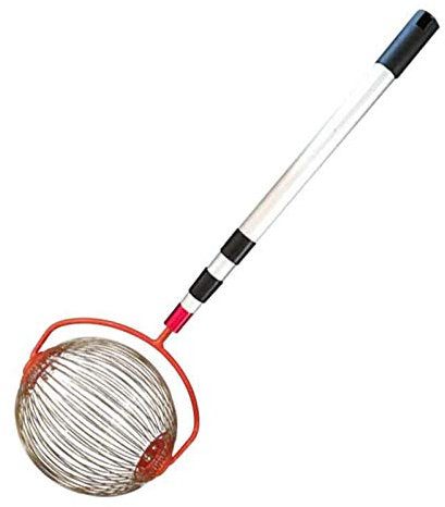 LekLai Nusssammler, Nusssammler-Sammelkorbwalze, Garten-Nusssammler Mit Teleskopstange, Obstsammler-Obstpflücker – Für Eicheln