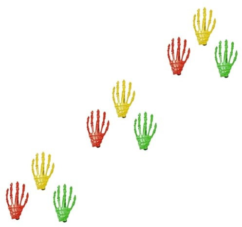 minkissy 9pièces Barrette Main De Mort Alliage Pour Halloween Clips à Cheveux Gothiques Forme De Griffes Accessoires Élégants Et Créatifs Pour Toutes Occasions