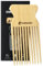 Combetter Bamboo Hair Pick, Enhance Curl Definition & Volume all Curly Hair, Eco-Friendly Afro Pick for Detangling & Styling, Natural Wood Styling Tool for Men, Women & Kids