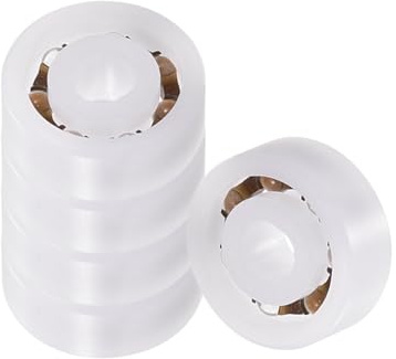 Kozelo 5Pcs 623 POM Plastic Bearings -[3x5x4mm], Open-Type Bearing for Industrial Application, Nylon Cage, Glass Ball, ABEC1