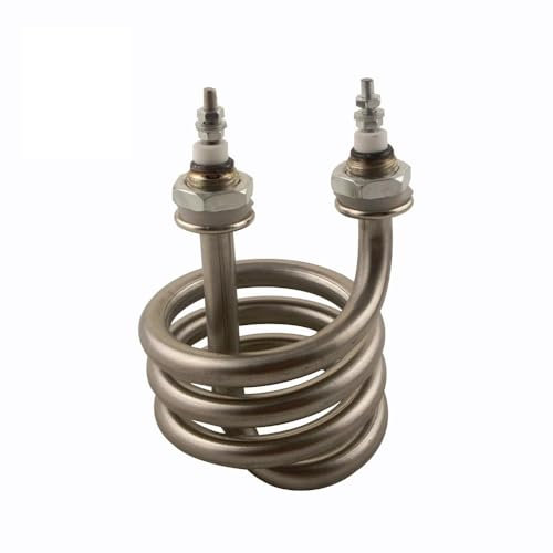 FULIMEI Thermoplongeur en Spirale en Acier Inoxydable, tête en Fer, élément Chauffant for Eau distillée, 220V 380V (Color : 2500W, Size : 220V)