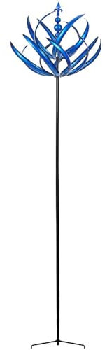 Windräder Garten, Metall Windrad, Lotus Windspiel Windmühle Für Garten, Harlow Magische Windmühle, Yard Spinners Auf Einsätzen Um 360Grad Drehbare, Für Terrasse Hof Rasen Garten