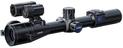 PARD Optics Kikarsikten, Avståndsmätare 1000m, 3840x2160 upplösning, videoinspelning, Wi-Fi, vattentät,Night stalker 4K NS4-70/850/LRF