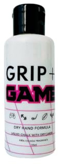 GRIP + GAME | Gesso liquido senza residui bianchi | Formula asciutta | Nessuna interazione di gioco da mani sudate
