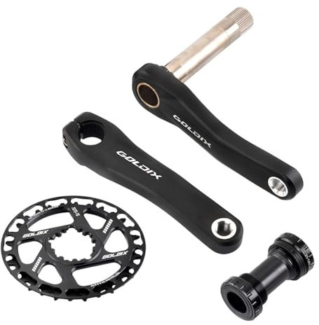 Amagogo 28T Kinderfahrrad-Kurbelgarnitur-Komponenten, Aluminiumlegierung, einfach zu installierender Fahrrad-Kurbelarm, Kurbelarm-Set, Fahrradreparatur, 150MM