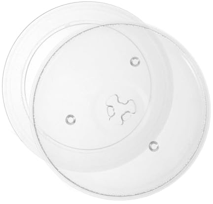 DOITOOL 2pcs Oven Replacement Turntable Microwave Turntable Trays Glass Kitchen