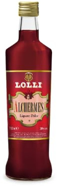 LOLLI Alchermes, alchermes liquore per dolci, bottiglia da 700 ml, 30% vol. ideale per per colorare e profumare la zuppa inglese, zeppoline, castagnole, pesche dolci o ravioli dolci (Alchermes)