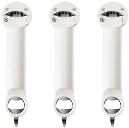 MAGICLULU 3 Piezas Abrelatas Multifuncional Abrelatas Manual Puede Accesorios Abridor De Tarros Doméstico Conveniente Abridor De Tapa Abridor De Tarros De Cristal Acero Inoxidable 201 Beige