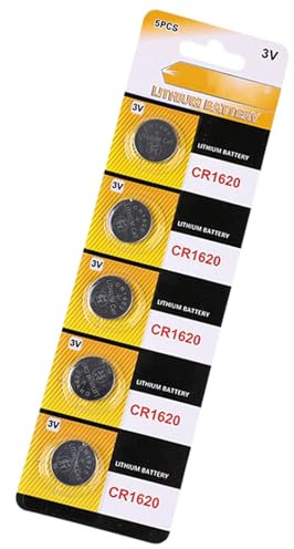 Qsvbeeqj Lot de 5/10 piles bouton au lithium CR1616 CR1620 CR1625 CR1632 3 V pour télécommandes et appareils électroniques