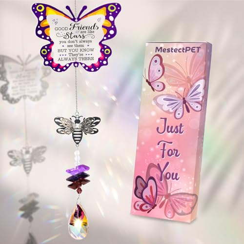 Friendship Gifts for Women, Crystal Suncatcher Friend Gifts for Bestie Gifts, Birthday, Wedding, Anniversary Graduation Gifts for Women, Best Friend