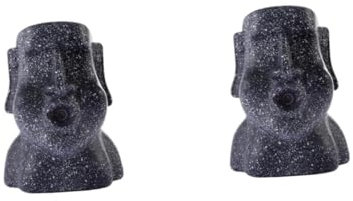 TOVINANNA 2sets Umidificatore Per Ambienti Con Design Statue Moai Diffusore Aromi Usb Per Casa Capacità Senza Rumore Per Ufficio e Camera Da Letto
